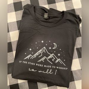 If the Stars Were Made to Worship Black Tee Shirt